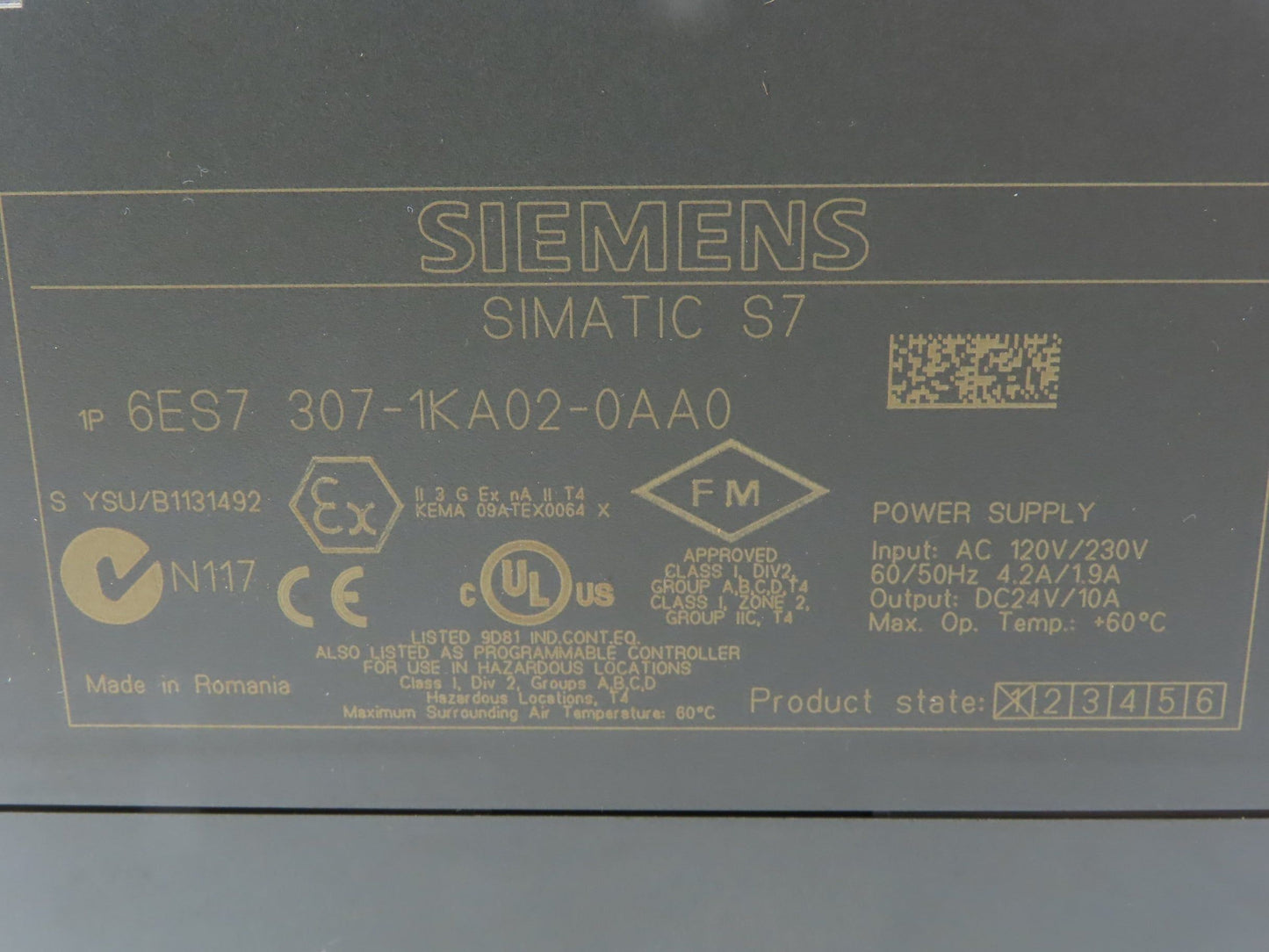 Siemens Block I/O Input PLC Input Output Module Assembly & Rail