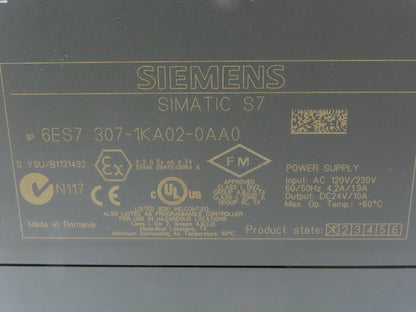 Siemens Block I/O Input PLC Input Output Module Assembly & Rail