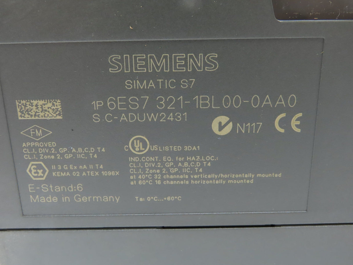 Siemens Block I/O Input PLC Input Output Module Assembly & Rail