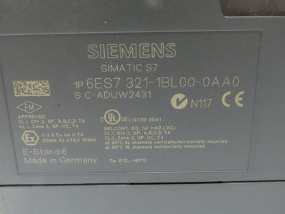 Siemens Block I/O Input PLC Input Output Module Assembly & Rail