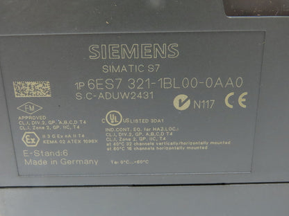 Siemens Block I/O Input PLC Input Output Module Assembly & Rail
