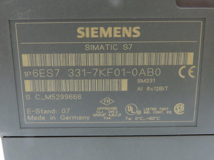 Siemens Block I/O Input PLC Input Output Module Assembly & Rail