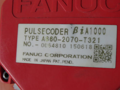 Fanuc A06B-2085-B103 AC Servo Motor 2.5kw 224V 2000rpm Encoder A860-2070-T321
