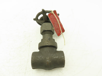 Henry Vogt Mach 9871T Globe Valve 1/4 NPT 5000PSI Forged Steel Rising Stem