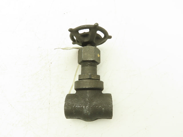 Henry Vogt Mach 9871T Globe Valve 1/4 NPT 5000PSI Forged Steel Rising Stem