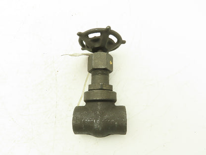 Henry Vogt Mach 9871T Globe Valve 1/4 NPT 5000PSI Forged Steel Rising Stem