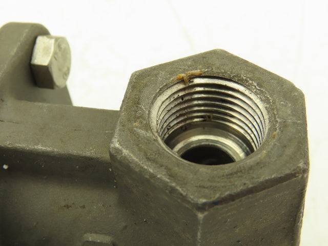 Powell 2490 Gate Valve 1/2" NPT 200PSI Stainless Steel Rising Stem