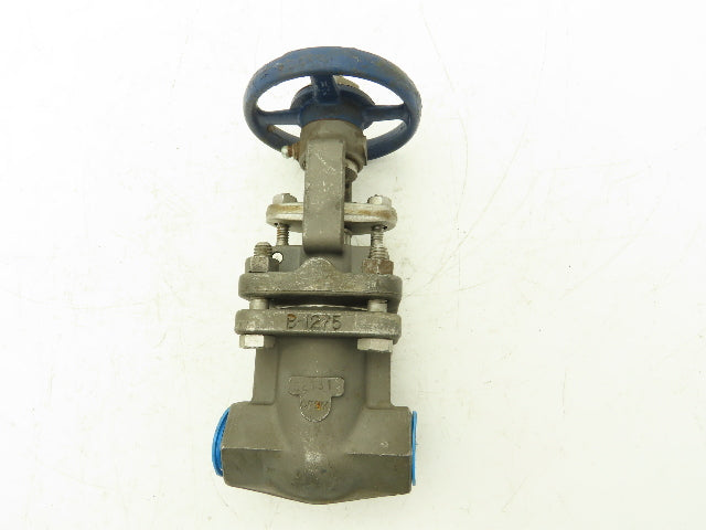 Powell 2490 Gate Valve 1/2" NPT 200PSI Stainless Steel Rising Stem