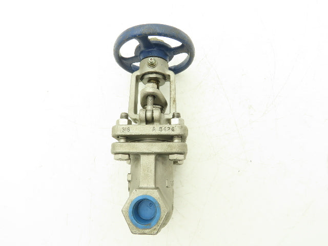 Powell 2490 Gate Valve 1/2" NPT 200PSI Stainless Steel Rising Stem