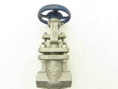 Powell 2490 Gate Valve 1/2" NPT 200PSI Stainless Steel Rising Stem