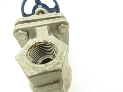 Powell 2490 Gate Valve 1/2" NPT 200PSI Stainless Steel Rising Stem