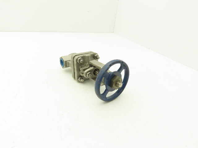 Powell 2490 Gate Valve 1/2" NPT 200PSI Stainless Steel Rising Stem