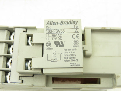 Allen Bradley 100-C09D*400 Motor Starter Contactor 7.5Hp 600V Assembly Lot of 4