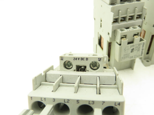 Allen Bradley 100-C09D*400 Motor Starter Contactor 7.5Hp 600V Assembly Lot of 4