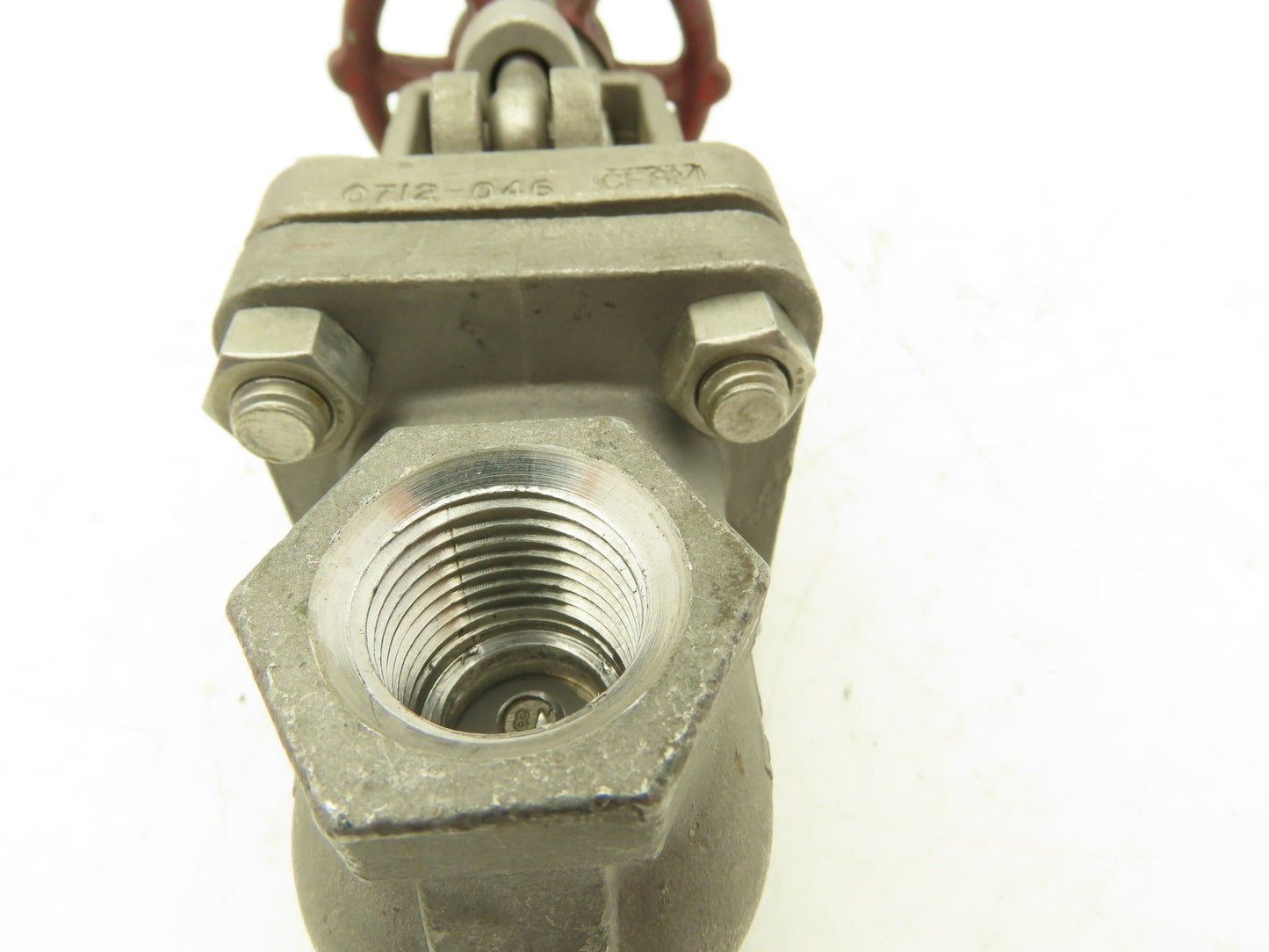 Ladish 0712-046 Gate Valve 1/2" NPT Class 150 Stainless Steel Rising Stem