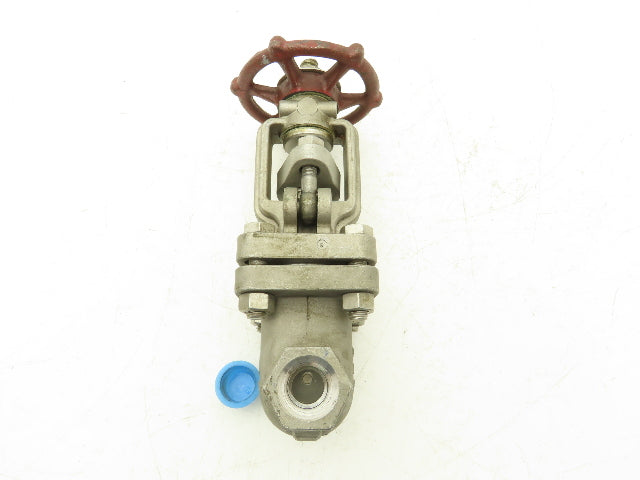 Ladish 0712-046 Gate Valve 1/2" NPT Class 150 Stainless Steel Rising Stem