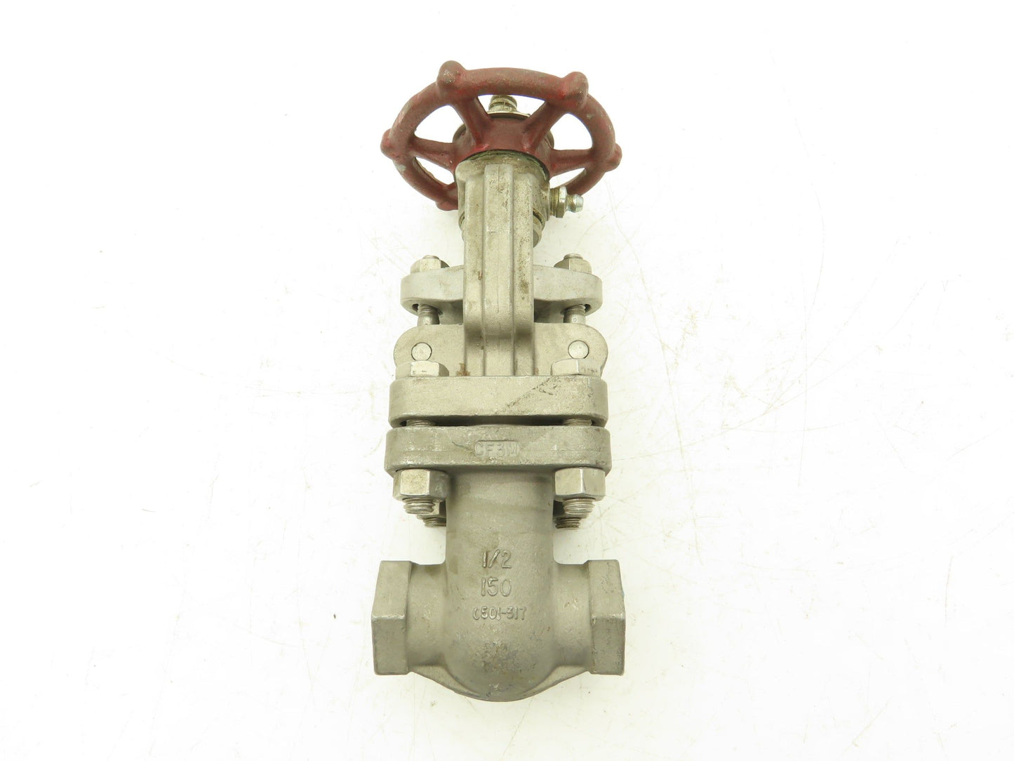 Ladish 0712-046 Gate Valve 1/2" NPT Class 150 Stainless Steel Rising Stem