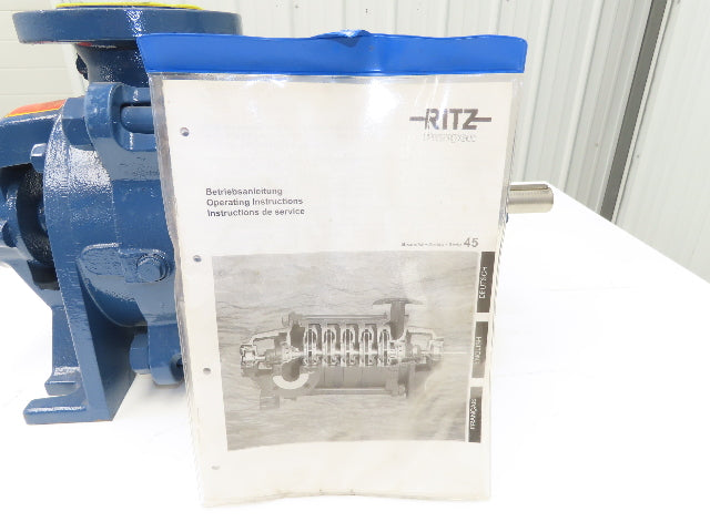 Ritz 4550/2/A Multi-Stage Centrifugal Pump 2"x2.5" Flanged 10.9kw 36m³/h 2900rpm