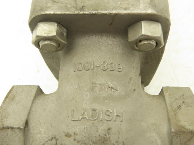 Ladish 1001-339 Gate Valve 1 NPT Class 150 275PSI Stainless Steel Rising Stem