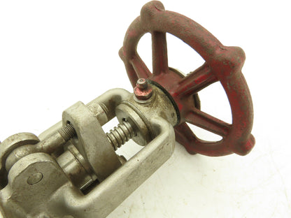 Ladish 1001-339 Gate Valve 1 NPT Class 150 275PSI Stainless Steel Rising Stem