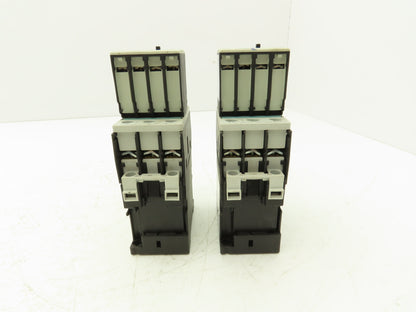 Siemens 3RT1023-1B Motor Starter Contactor Relay 24V Coil 7.5Hp 600V Lot of 2