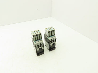 Siemens 3RT1023-1B Motor Starter Contactor Relay 24V Coil 7.5Hp 600V Lot of 2