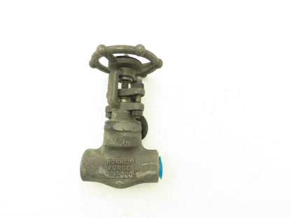 Bonney Forge Fig WL 12 Gate Valve 3/4" NPT x Socket Weld 800lb Forged Steel