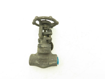Bonney Forge Fig WL 12 Gate Valve 3/4" NPT x Socket Weld 800lb Forged Steel