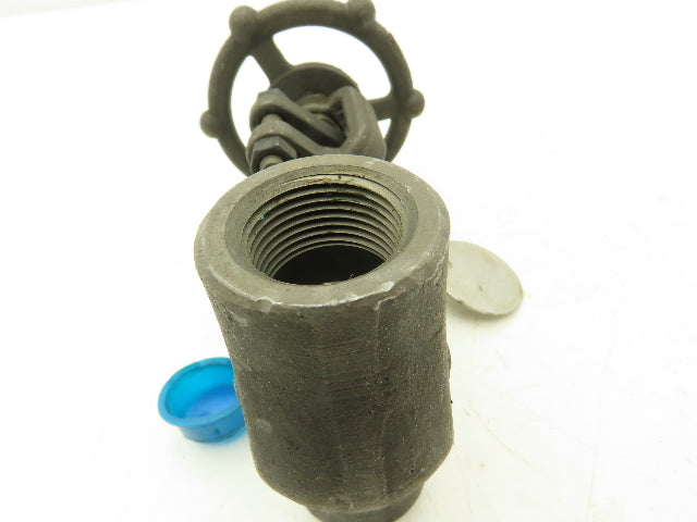 Bonney Forge Fig WL 12 Gate Valve 3/4" NPT x Socket Weld 800lb Forged Steel