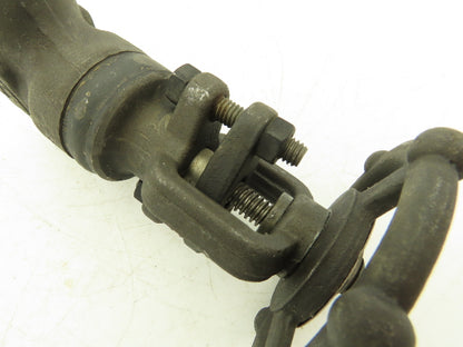 Bonney Forge Fig WL 12 Gate Valve 3/4" NPT x Socket Weld 800lb Forged Steel