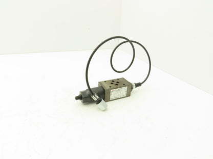 Nachi OG-G01-BC-21 Hydraulic Modular Valve 200VAC with 26" Remote Gauge Hose