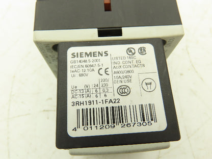 Siemens Contactor Relay 24V Coil 1.5Hp 600V Mixed Lot of 3