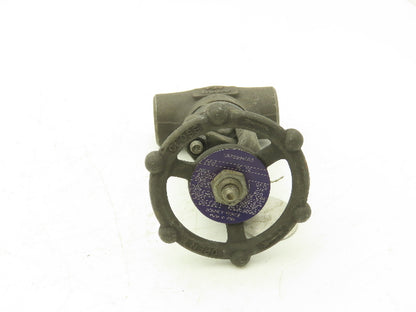 Bonney Forge Fig WL 12 Gate Valve 3/4" Socket Weld 800lb Forged Steel