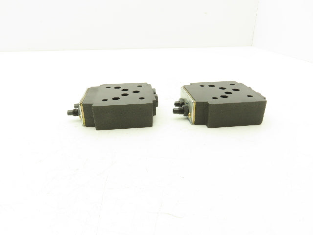 Yuken Kogyo TC2G-03-40 Hydraulic Throttle and Check Valve Module Lot of 2