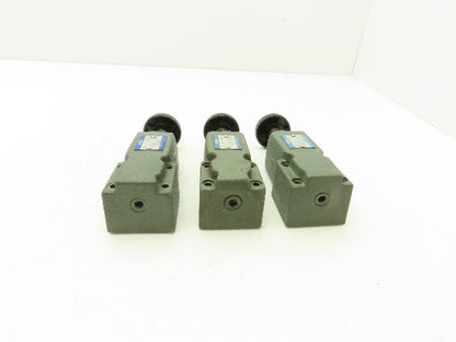 Yuken Kogyo DG-02-C-22 Hydraulic Relief Valve Module Lot of 3