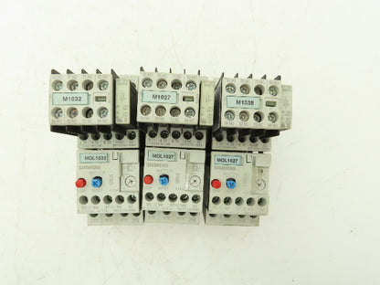 Siemens 3RU1116-0KB0 Motor Starter Contactor Relay 24V Coil 5Hp 600V Lot of 3