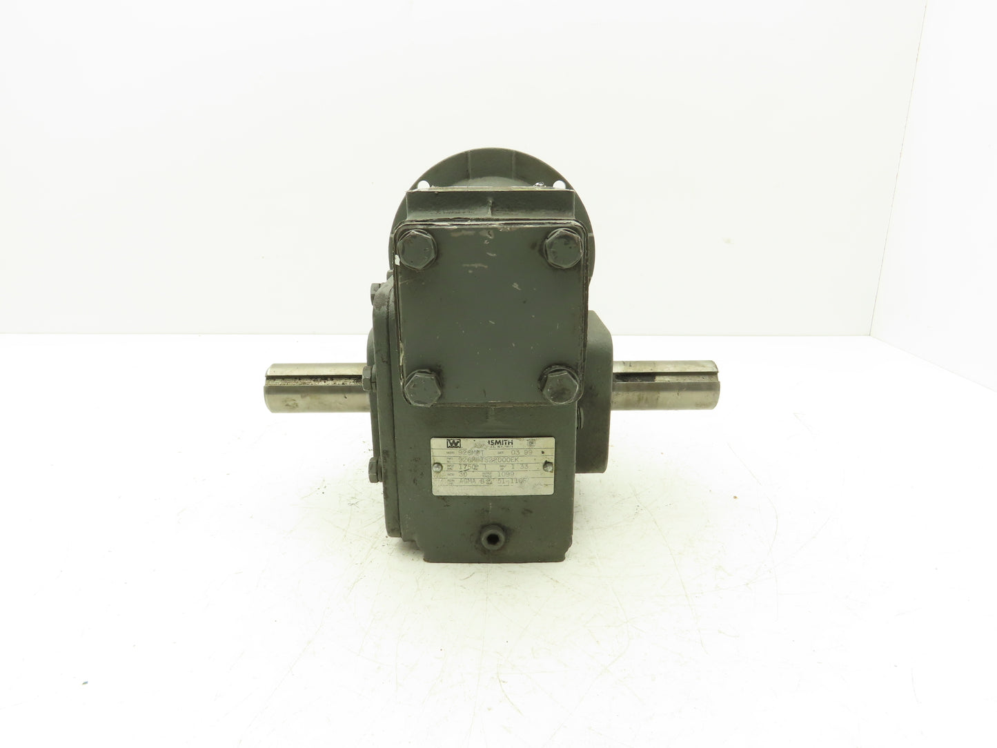 Winsmith 926MDT Worm Gearbox 30:1 Reducer 1.33Hp 58rpm 143/145TC Dual Shaft
