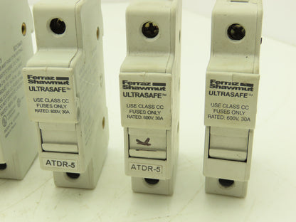 Ferraz Shawmut USCC1 Ultrasafe 1-Pole Class CC Fuse Holder 30A Lot of 11