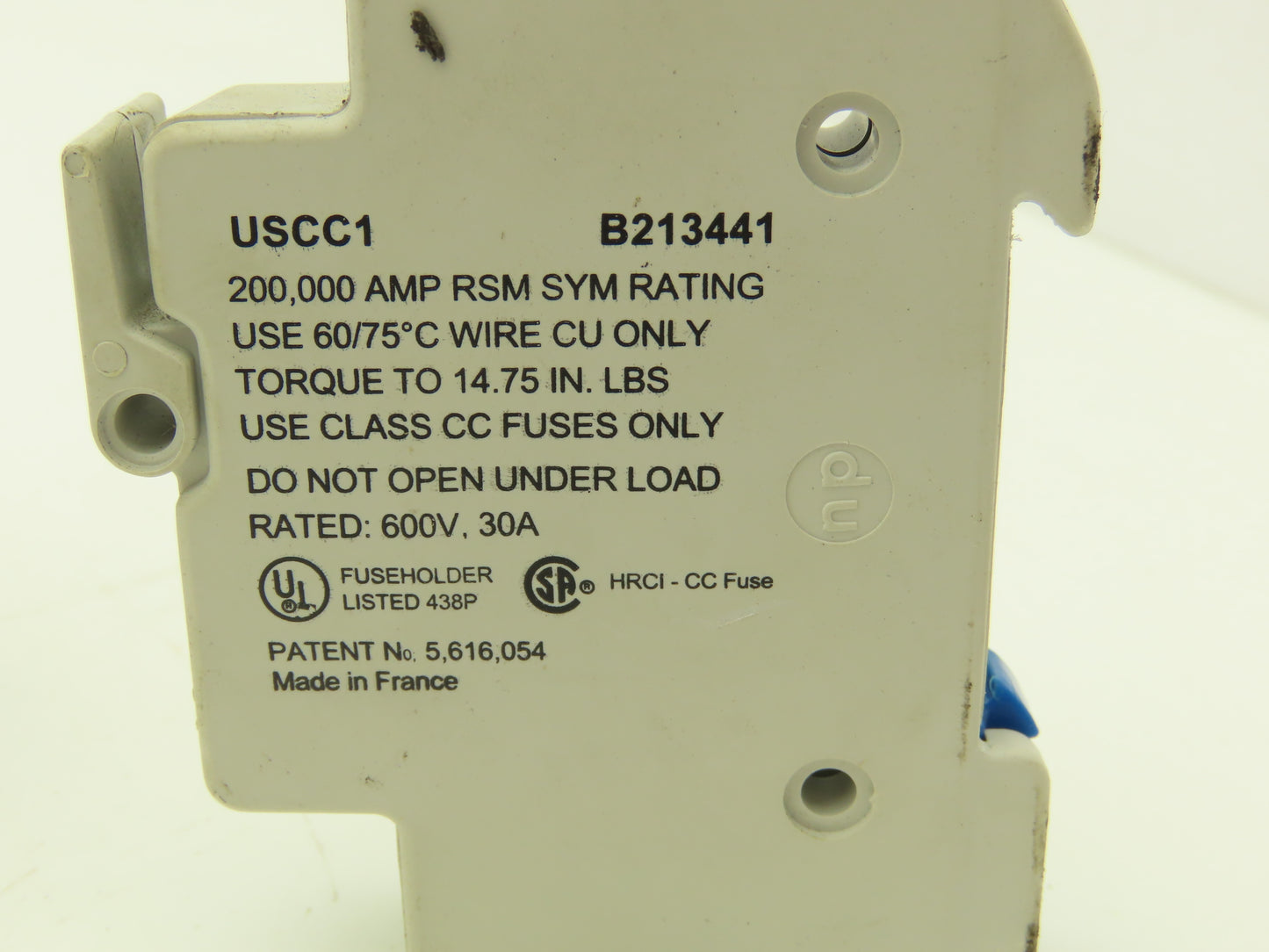 Ferraz Shawmut USCC1 Ultrasafe 1-Pole Class CC Fuse Holder 30A Lot of 11