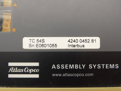 Atlas Copco TC 54S Power Macs Tightening Systems Controller