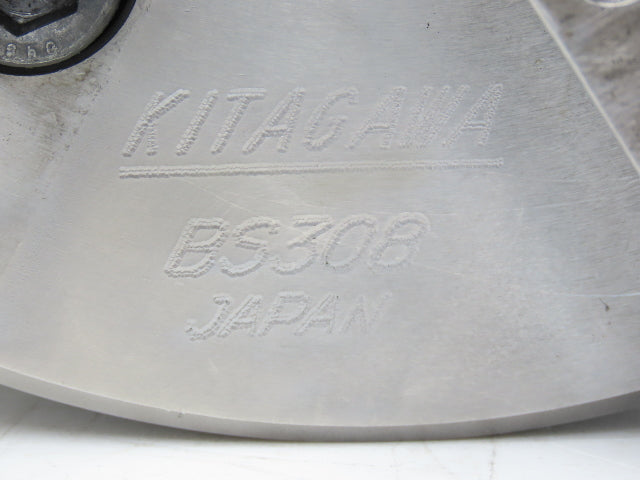 Kitagawa BS308 3-Jaw Wedge Style Power Chuck 210mm w/52mm Through-Hole 5000rpm