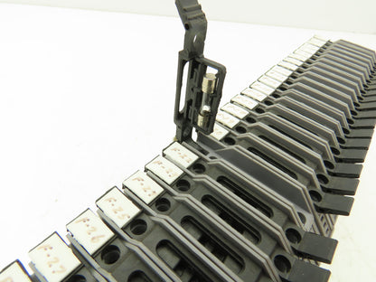 Morsettitalia EURO S4LH DIN Rail Terminal Block W/Fuse Holders Read Description