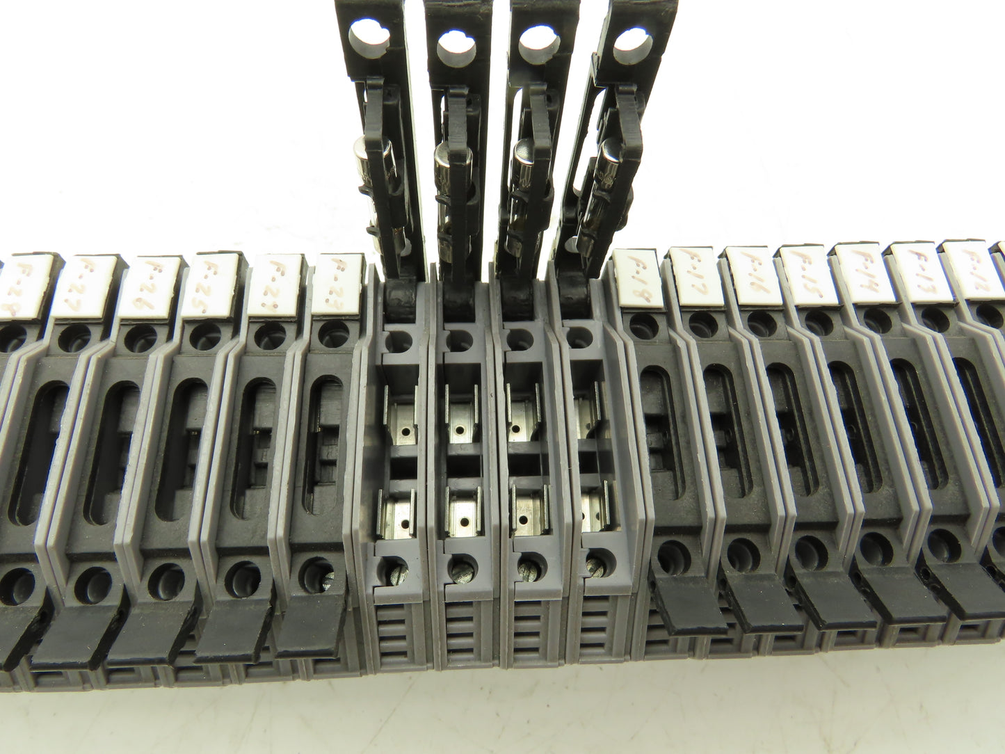 Morsettitalia EURO S4LH DIN Rail Terminal Block W/Fuse Holders Read Description