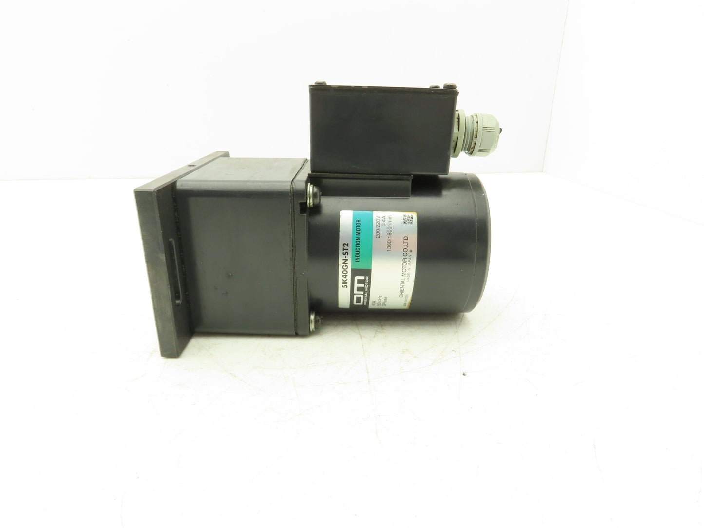 Oriental Motor 5GN60K 5IK40GN-ST2 Inline Gearmotor 60:1 40W 26.6rpm 220V 3PH
