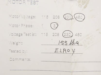 Teco-Westinghouse AEEANE MAX-SE AC Motor 7.5Hp 1760rpm 230/460V 3PH 213T  TEFC