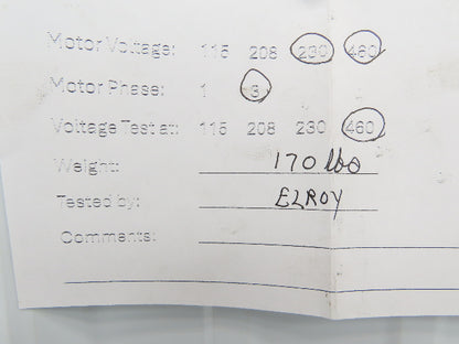 Crown Triton HHI7.5-18-213T AC Motor 7.5Hp 1760rpm 230/460V 3PH 213T PKP213SR235