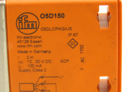 Ifm O5D150 Photoelectric Proximity Distance Sensor 10-30vdc