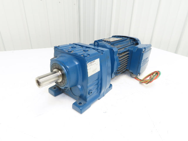 Sew Eurodrive R37 DRN80M4 Inline Gearmotor 1Hp 230/460V 3PH 24.42 Ratio 72rpm