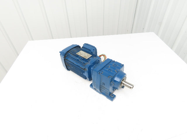 Sew Eurodrive R37 DRN80M4 Inline Gearmotor 1Hp 230/460V 3PH 24.42 Ratio 72rpm