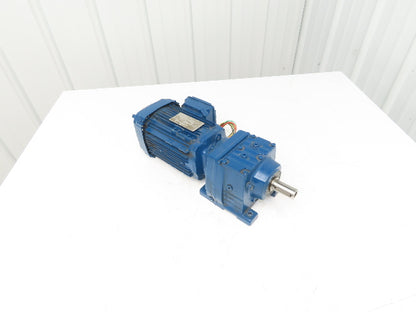 Sew Eurodrive R37 DRN80M4 Inline Gearmotor 1Hp 230/460V 3PH 24.42 Ratio 72rpm